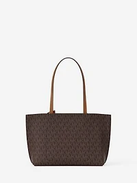 Evelyn Small Signature Logo Tote Bag