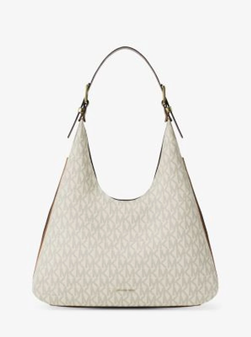 Nolita Large Signature Logo Hobo Shoulder Bag
