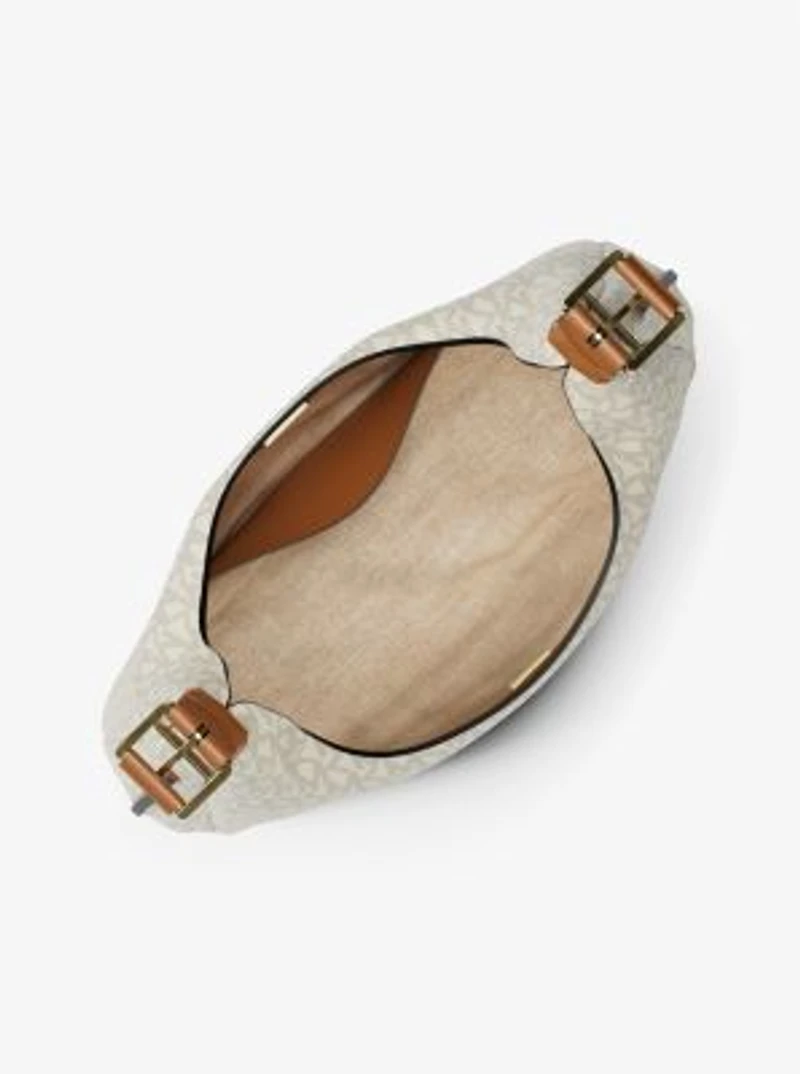 Nolita Large Signature Logo Hobo Shoulder Bag