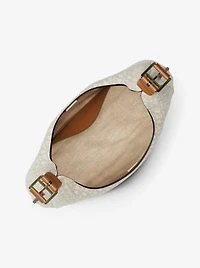 Nolita Large Signature Logo Hobo Shoulder Bag