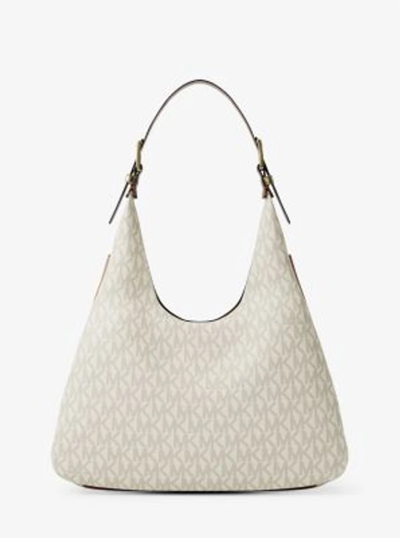 Nolita Large Signature Logo Hobo Shoulder Bag