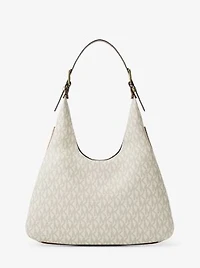 Nolita Large Signature Logo Hobo Shoulder Bag