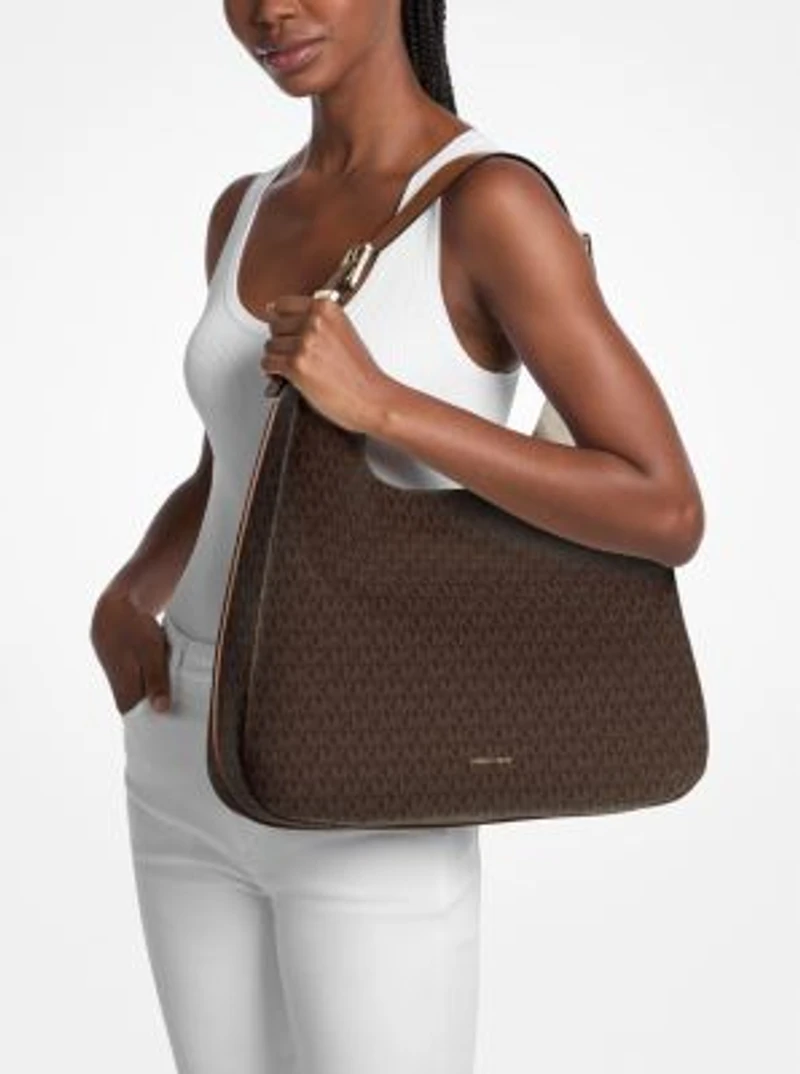 Nolita Large Signature Logo Shoulder Bag