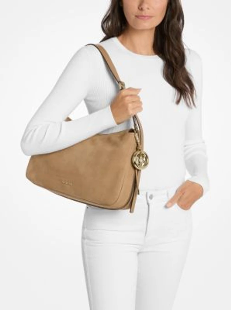 Nolita Medium Nubuck Shoulder Bag