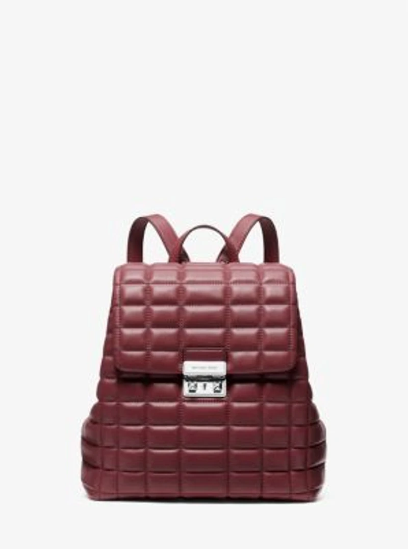 Tribeca Small Quilted Leather Backpack