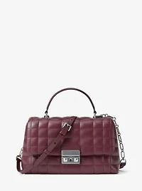 Tribeca Medium Quilted Leather Satchel