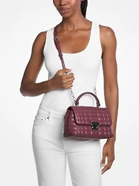 Tribeca Medium Quilted Leather Satchel