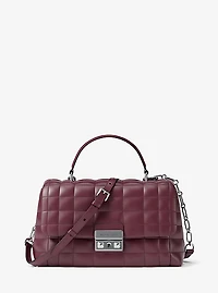 Tribeca Medium Quilted Leather Satchel