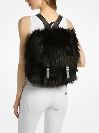 Quinn Medium Faux Fur Backpack