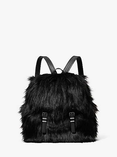 Quinn Medium Faux Fur Backpack