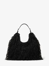 Nolita Large Faux Shearling Shoulder Bag