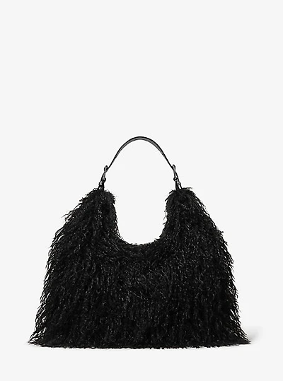 Nolita Large Faux Shearling Shoulder Bag