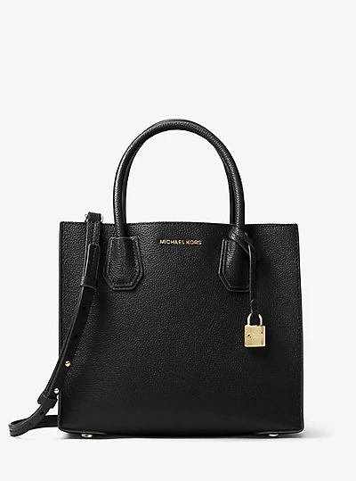 Mercer Medium Pebbled Leather Tote Bag