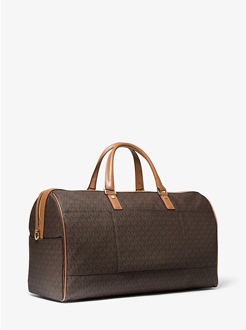 Bedford Travel Extra-Large Signature Logo Stripe Weekender Bag