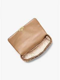 Tribeca Large Quilted Leather Shoulder Bag