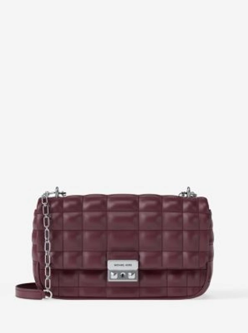 Tribeca Large Quilted Leather Shoulder Bag