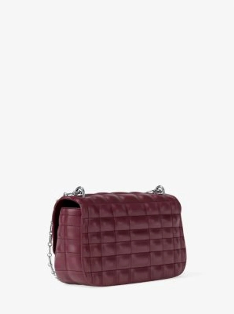 Tribeca Large Quilted Leather Shoulder Bag