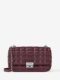 Tribeca Large Quilted Leather Shoulder Bag