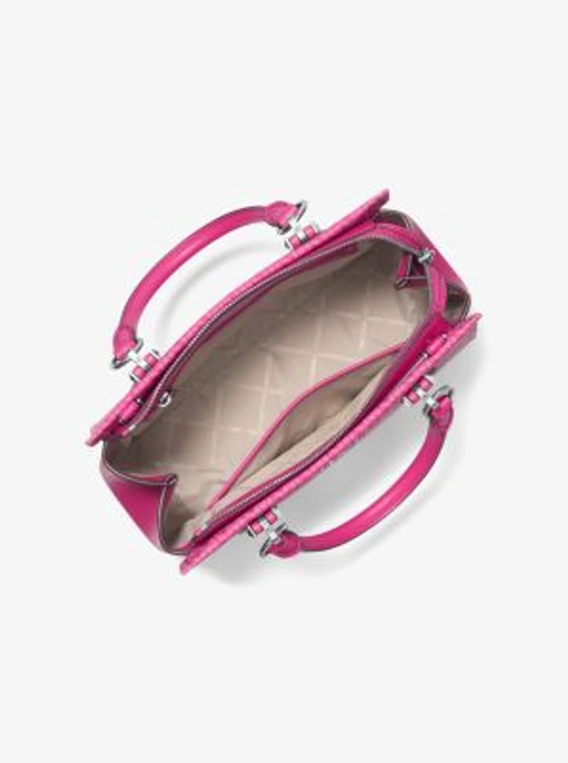 Marilyn Medium Signature Logo Satchel