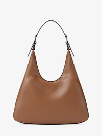 Nolita Large Pebbled Leather Hobo Shoulder Bag