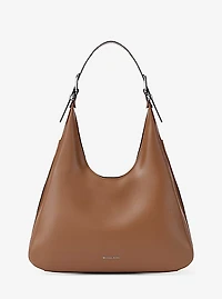 Nolita Large Pebbled Leather Hobo Shoulder Bag
