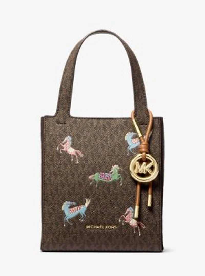 Jordi Small Signature Logo Convertible Tote Bag