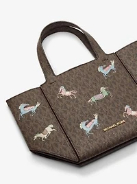 Jordi Small Signature Logo Convertible Tote Bag