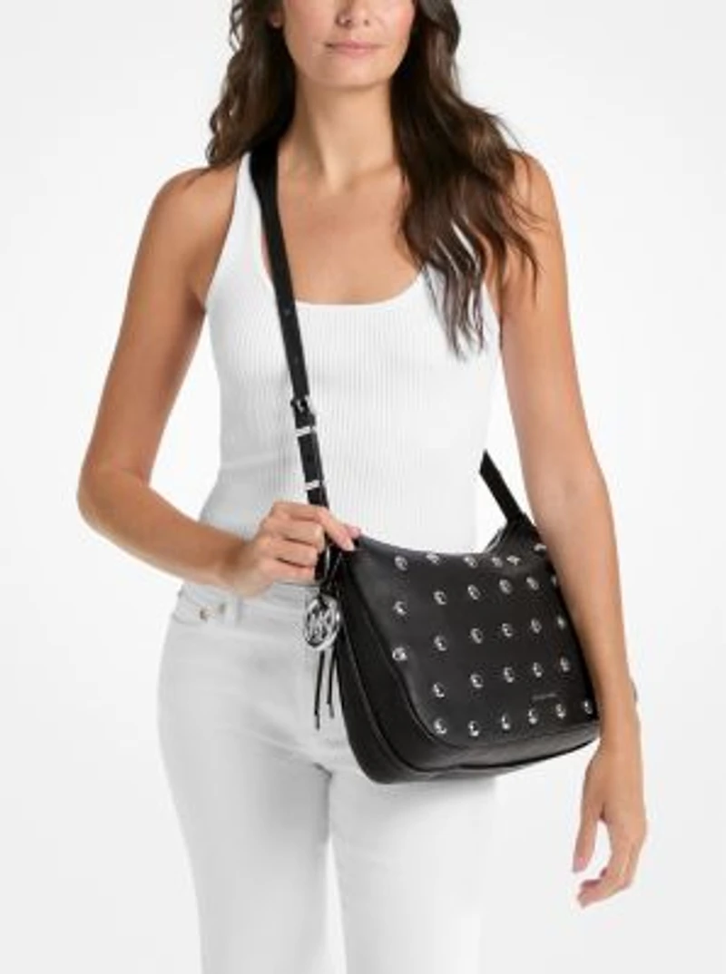 Nolita Medium Studded Leather Shoulder Bag