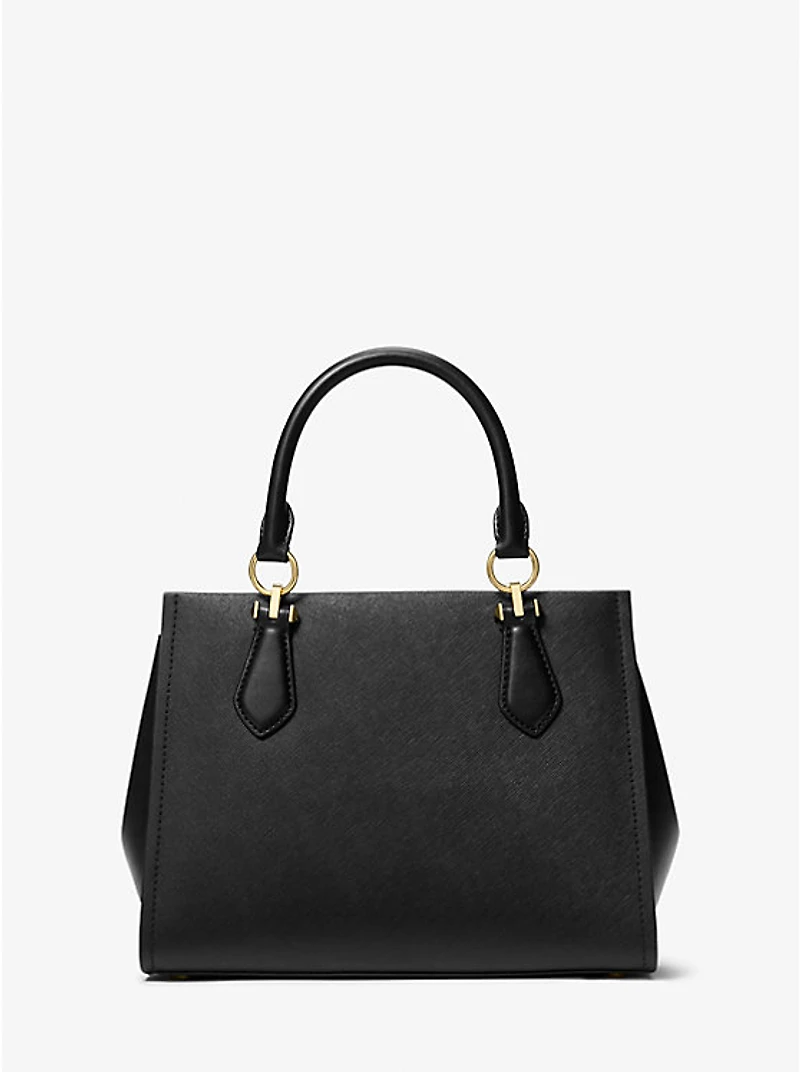 Marilyn Medium Saffiano Leather Satchel