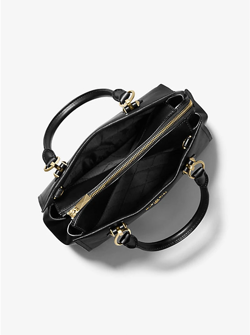 Marilyn Medium Saffiano Leather Satchel