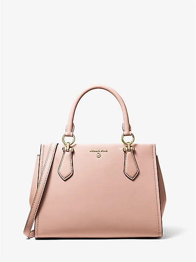 Marilyn Medium Saffiano Leather Satchel