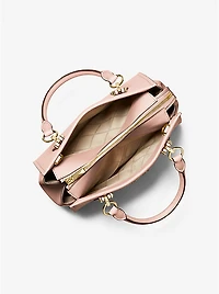 Marilyn Medium Saffiano Leather Satchel