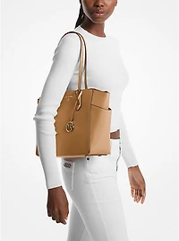 Marilyn Medium Saffiano Leather Tote Bag