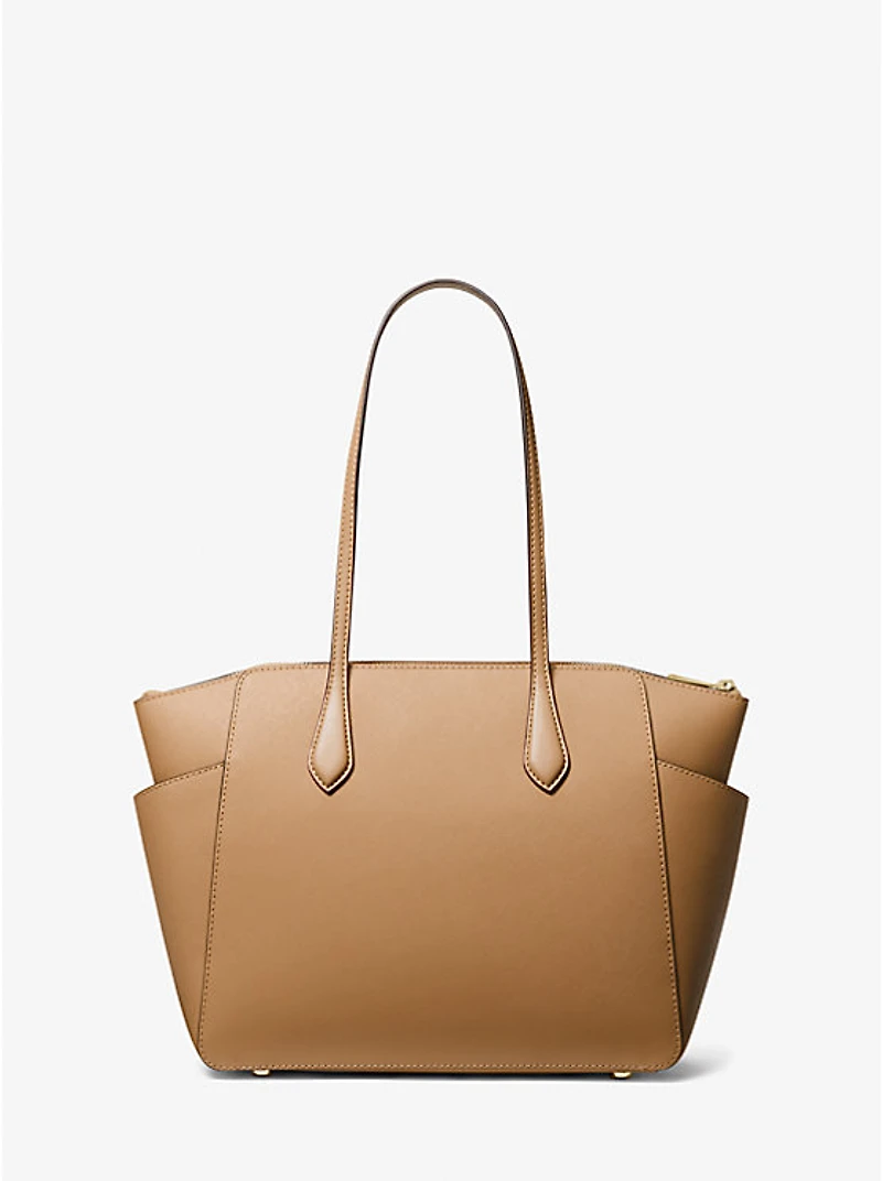 Marilyn Medium Saffiano Leather Tote Bag