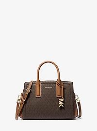 Laila Small Signature Logo Satchel