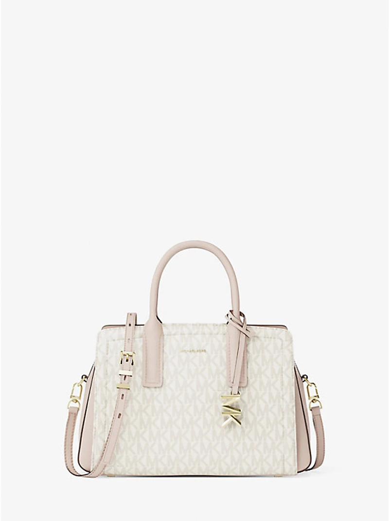 Laila Small Signature Logo Satchel