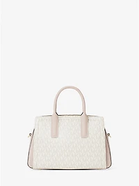 Laila Small Signature Logo Satchel