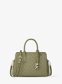 Laila Small Signature Logo Satchel