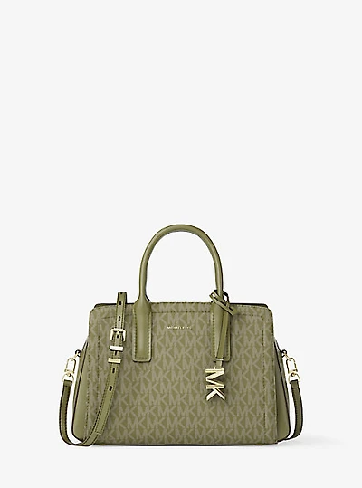 Laila Small Signature Logo Satchel