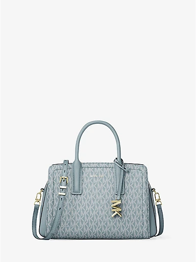 Laila Small Signature Logo Satchel