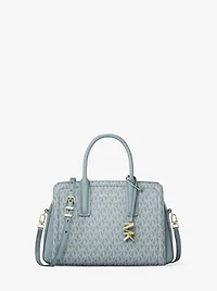 Laila Small Signature Logo Satchel