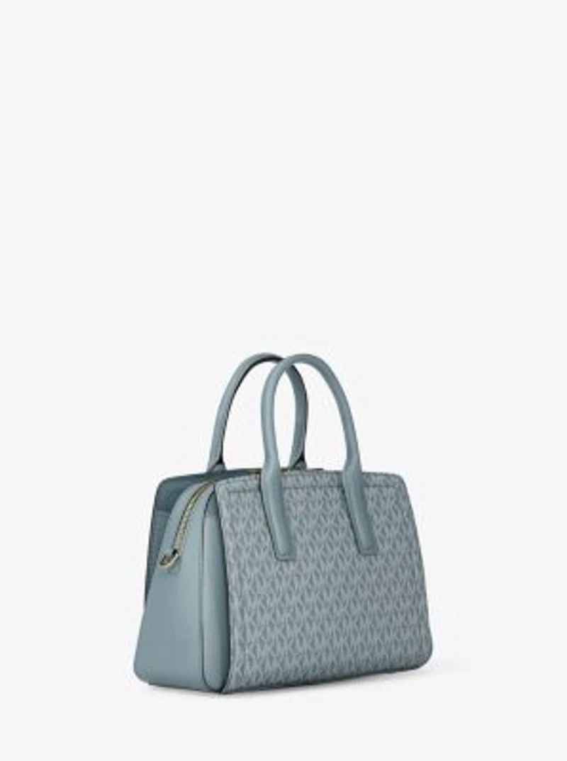 Laila Small Signature Logo Satchel