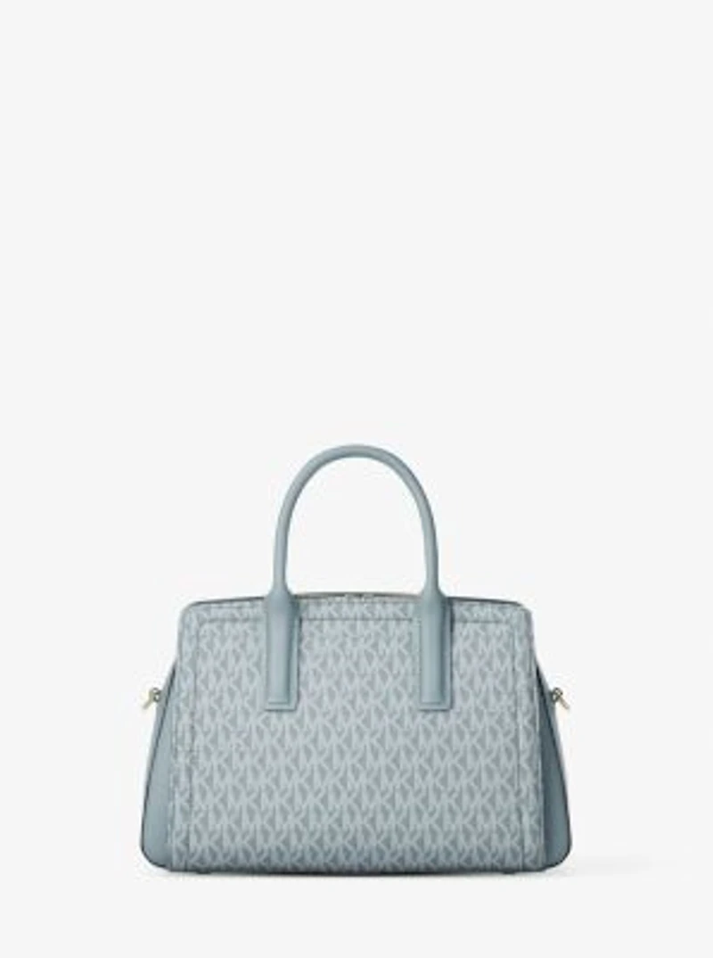 Laila Small Signature Logo Satchel