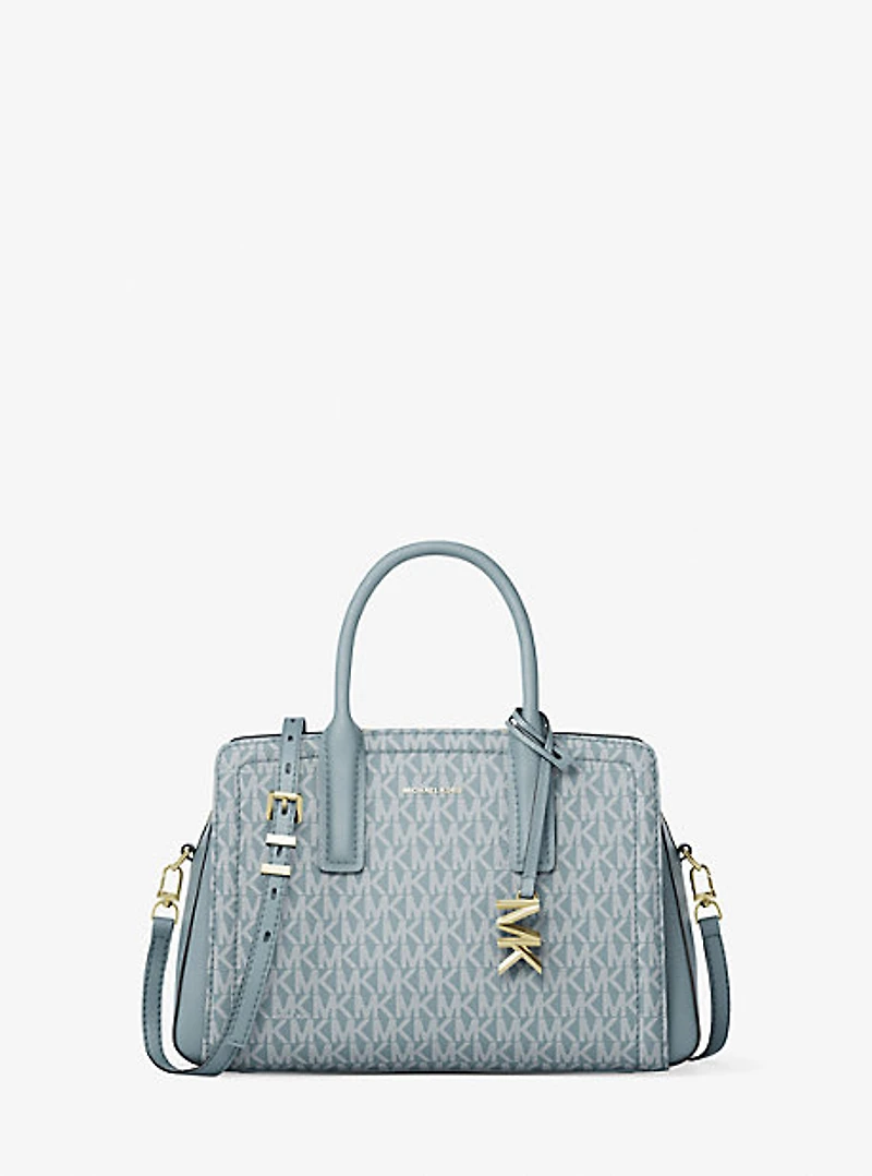 Laila Small Signature Logo Satchel