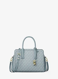 Laila Small Signature Logo Satchel