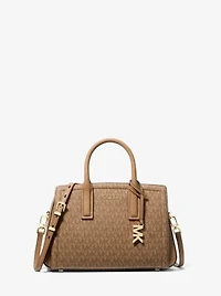 Laila Small Signature Logo Satchel