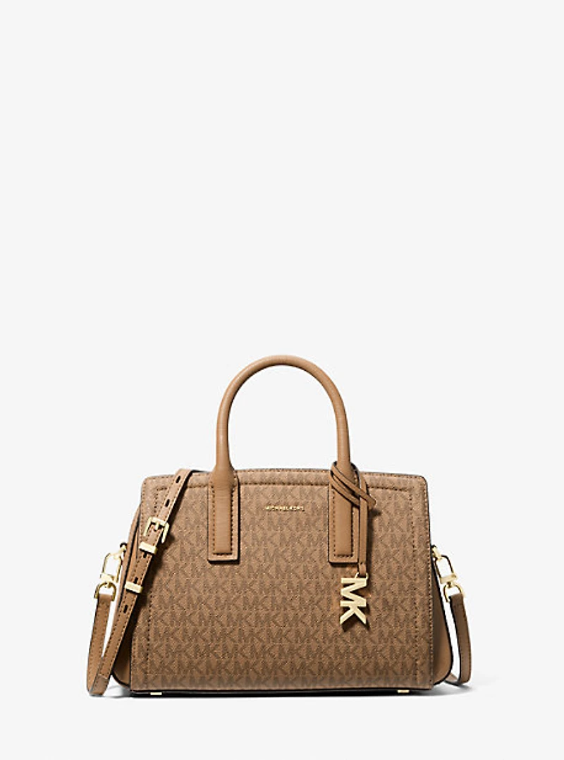 Laila Small Signature Logo Satchel