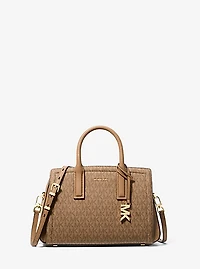 Laila Small Signature Logo Satchel