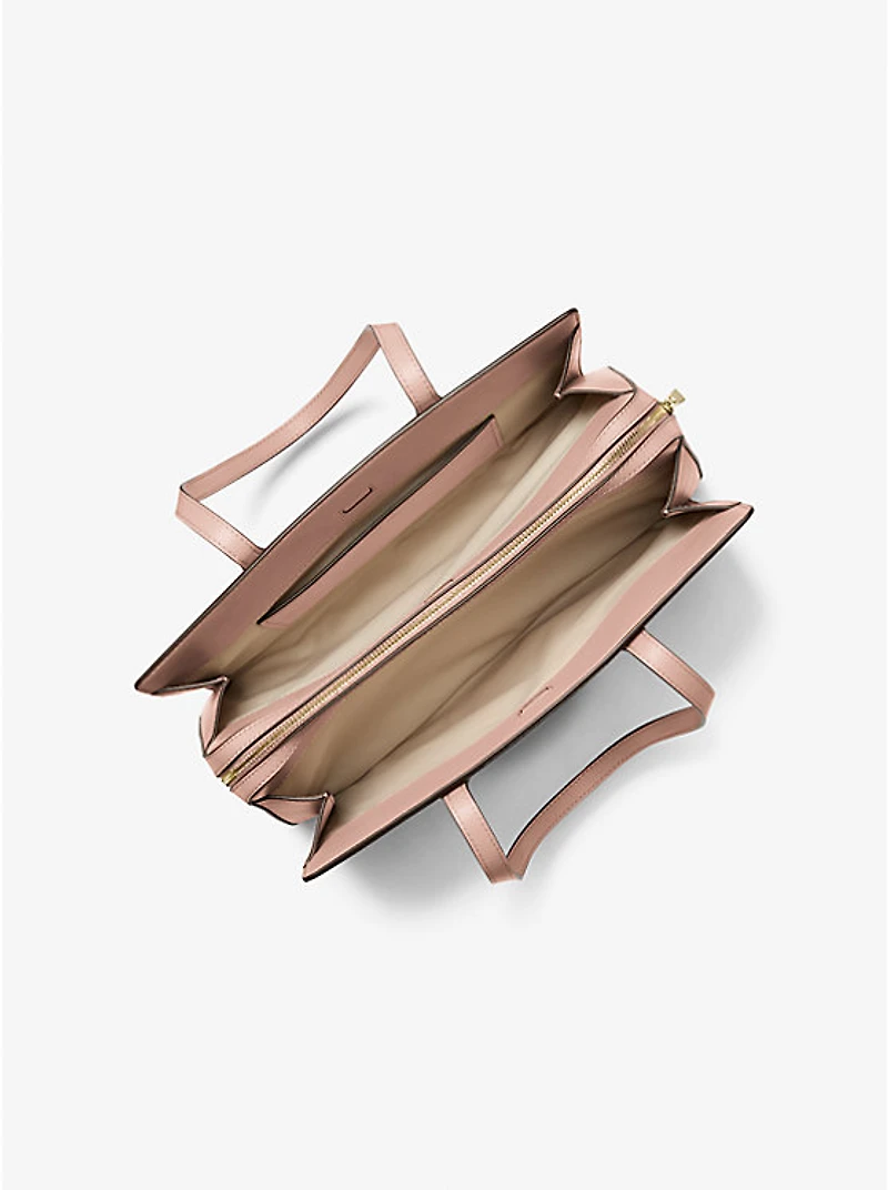 Laila Medium Signature Logo Tote Bag