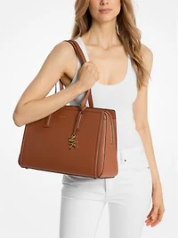 Laila Medium Leather Tote Bag
